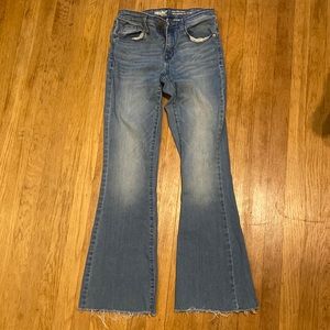 High Rise Flare Blue Jeans - Mossimo